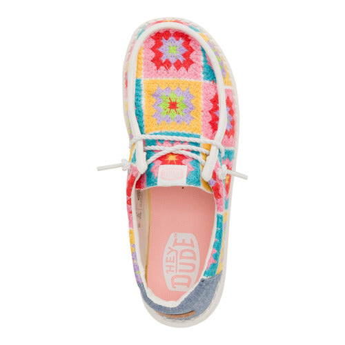 Wendy Crochet Squares - Pink/Multi - Image 6