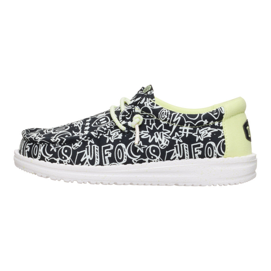 Wally Youth Space Glow - Black/White