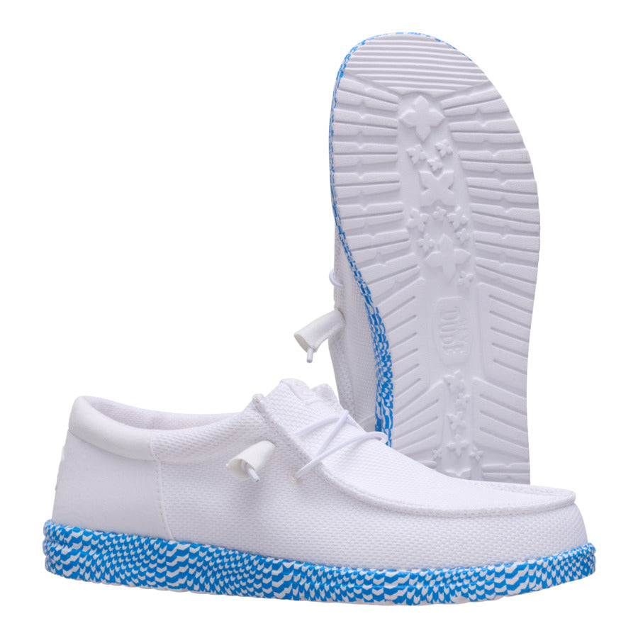 Wally Funk Warped Geo - White/Brilliant Blue - Image 3