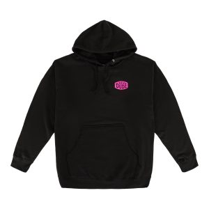 Go To Buckle Hoodie - Black/Pink