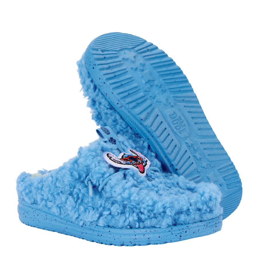 Disney Stitch Wally Youth Slipper - Royal Blue - Image 3