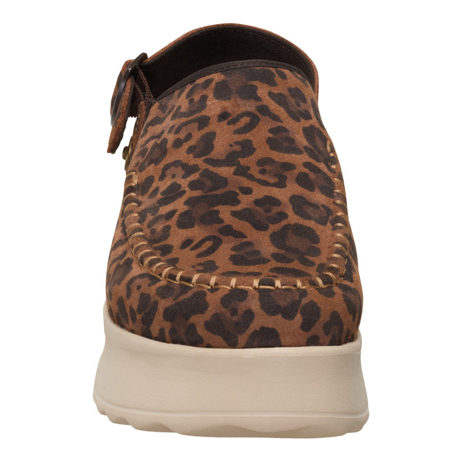 Delray Clog Suede - Brown Leopard - Image 5