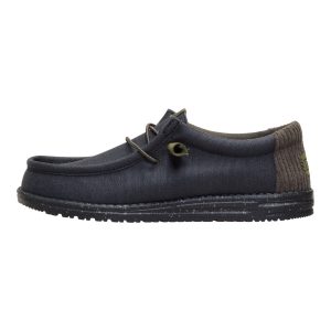 Wally Waxed Casual - Black/Black